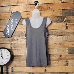SALE-Banana Republic women's dark gray tank top with dots size medium